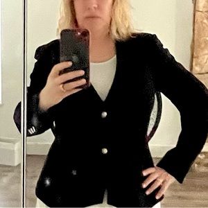 Black Fitted Blazer Good condition